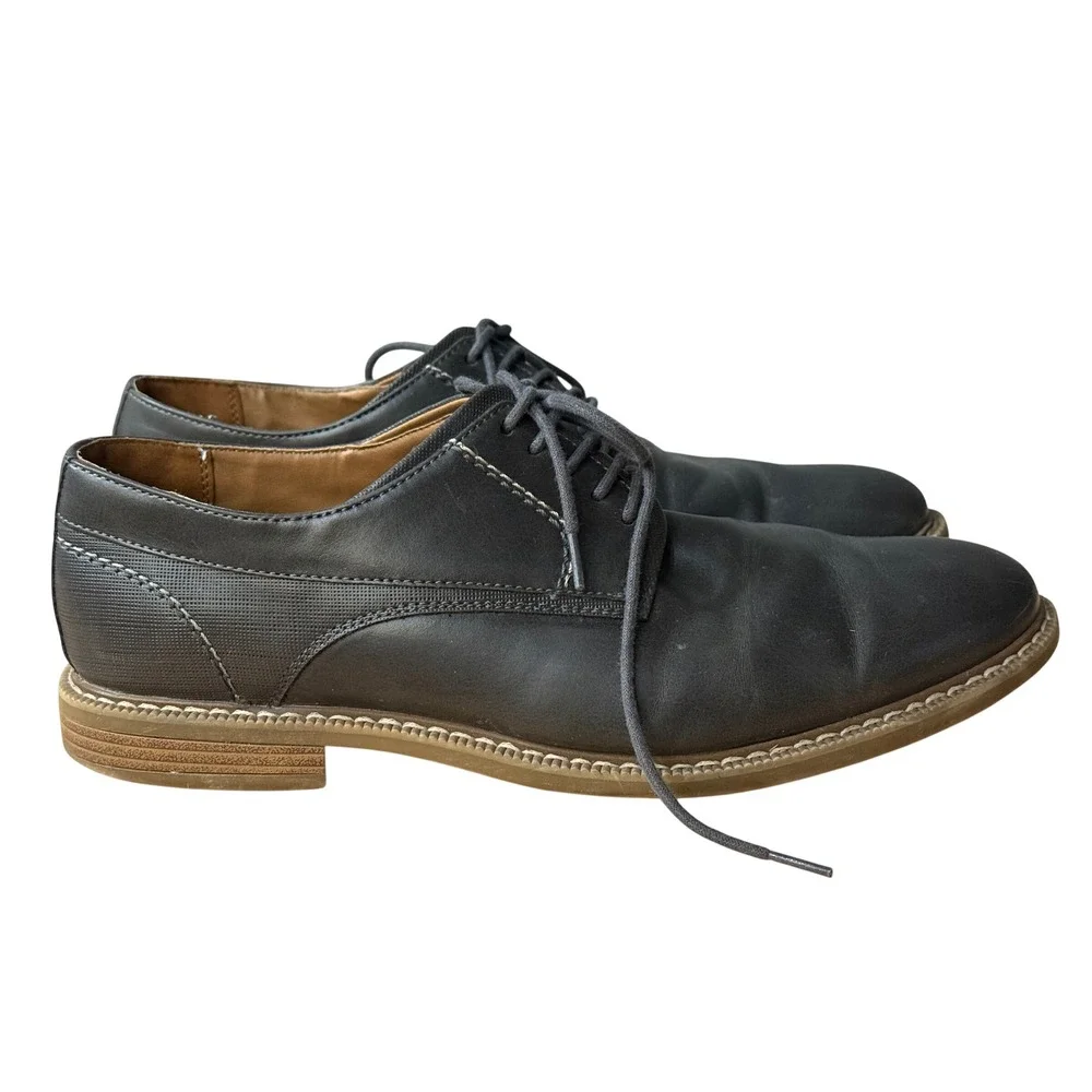 Sonoma vitalize ortholite Menʻs Dark Gray‎ Dress Shoes Lace Up Size 9.5